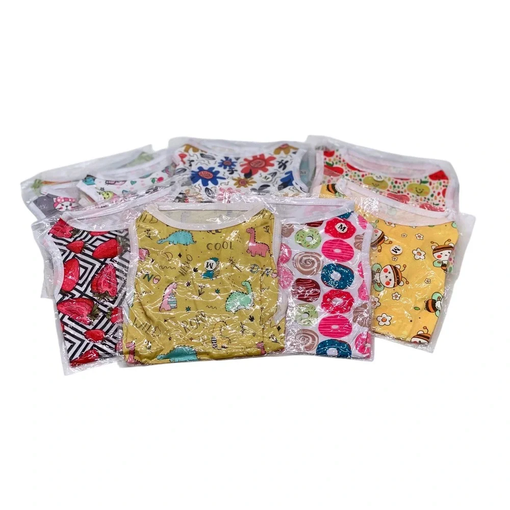 Assorted Pet Tank Tops Small Dog Cat Vest Fruit Animal Alphabet‎ Prints Size M